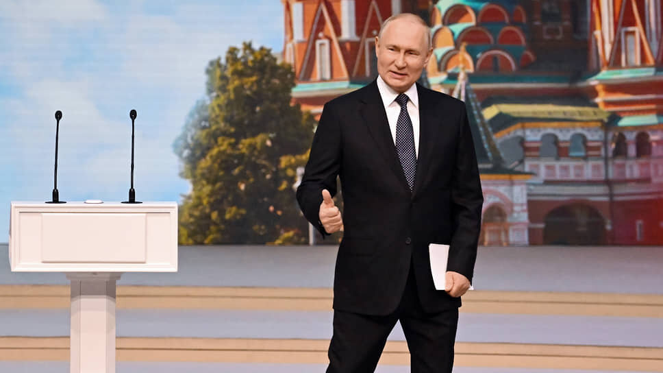    1 место. Президент России Владимир Путин: 37,9 млн упоминаний Дмитрий Азаров/Коммерсантъ