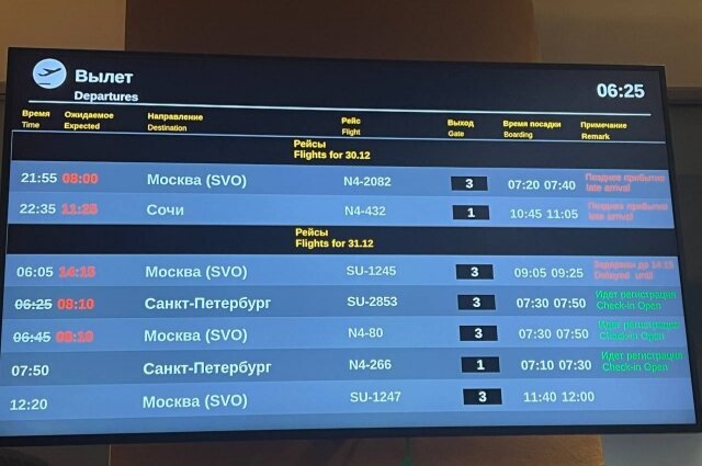    Задержано не менее 8 рейсов Фото: Андрей Лысенко