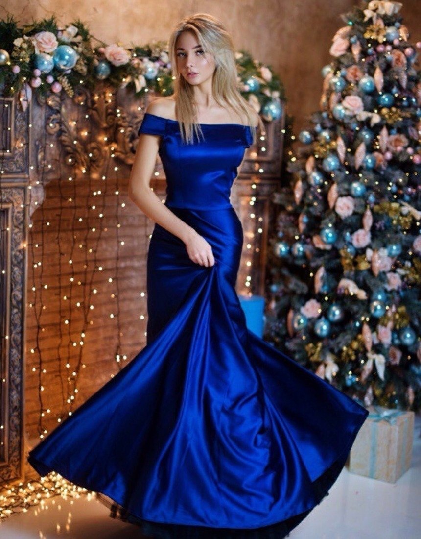 Шикарные платья. Красивые вечерние платья. Шикарные вечерние платья. Девушка в синем Вечернем платье. Какими цветами встречать 2024