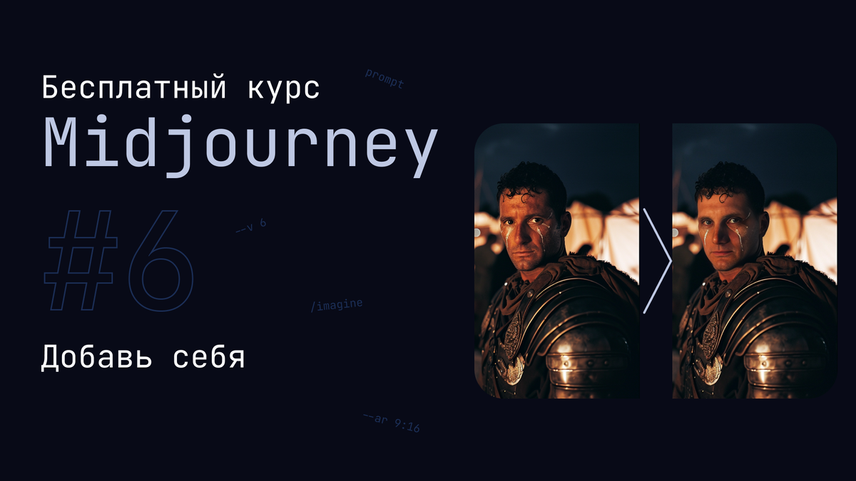 Midjourney - бесплатный курс. Урок 6. Как вставить свое лицо на генерацию и  работать отдельно от общего чата. | NeuroWeb | Дзен