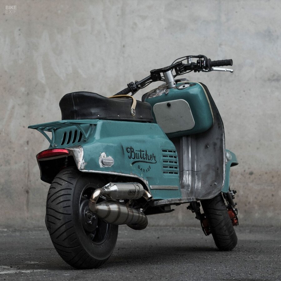 Rat Bike из мотороллера Vespa