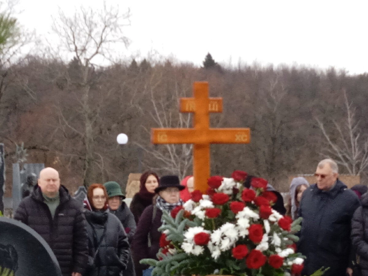 Кадр, сделанный во время похорон. 30 декабря 2023 г. 