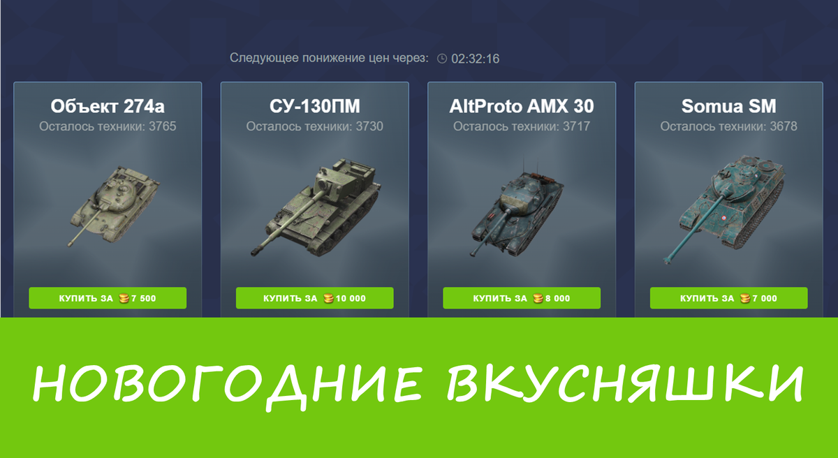 Что купить на Новогоднем аукционе в Tanks Blitz? | xyF | Дзен