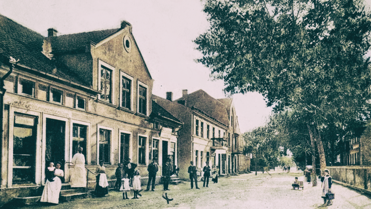 Центральная улица Хайнрихсвальде, ныне ул. Советская.