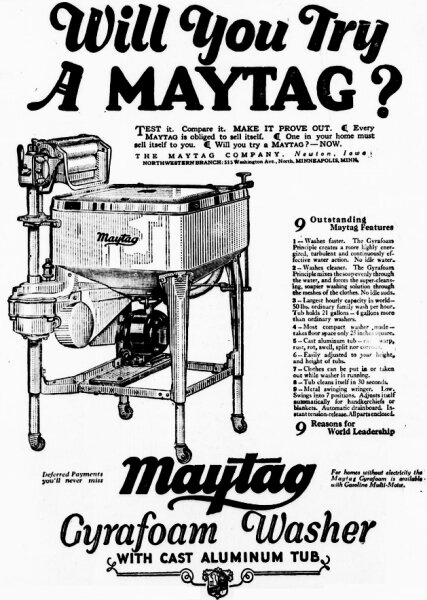 Mytag 92, 1928 год.