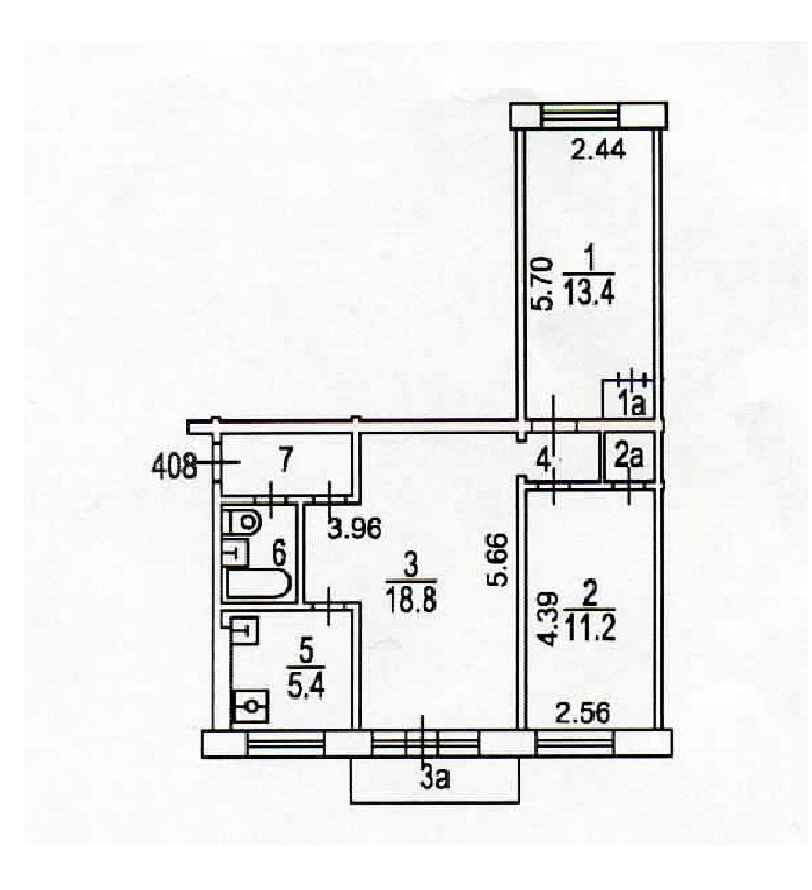 Планировка 3х комнатной квартиры