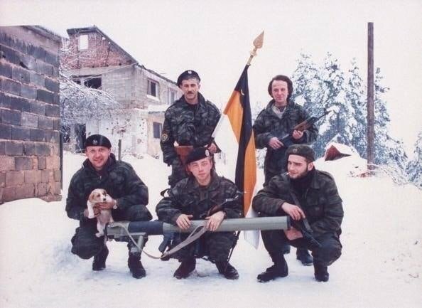 Русские добровольцы в Сербском Сараево