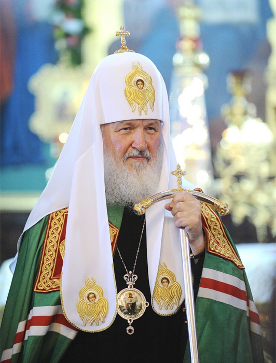 Патриарх Московской и всея Руси Кирилл.