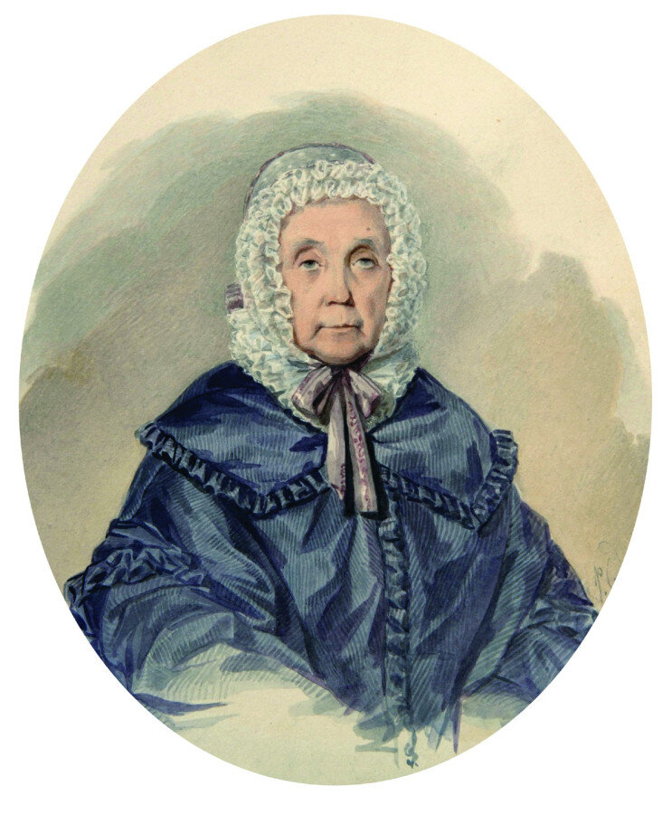 С.И. Судариков. Портрет Е.П. Яньковой, 1845 год.
