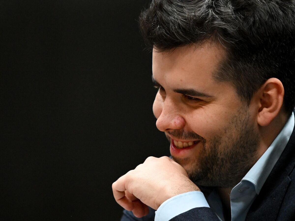    Гроссмейстер Ян Непомнящий в четвертой партии матча против Дин Лижэня за звание чемпиона мира по шахматам, который проходит в Астане© РИА Новости / Григорий Сысоев