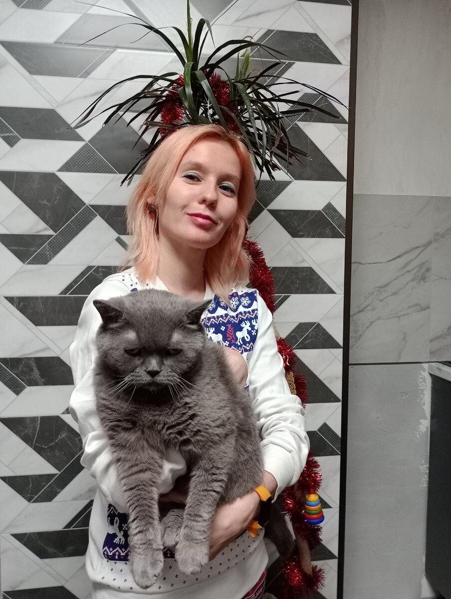 Кот недоволен, но позирует))) 😸
