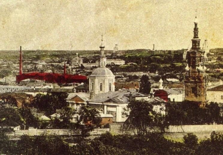 Фото с сайта Орелпорусски. Справа колокольня стоит отдельно от храма. В ней и проживал блаженый Афанасий