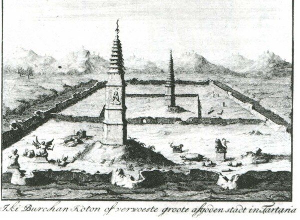 Развалины города Ики Бурхан Котон