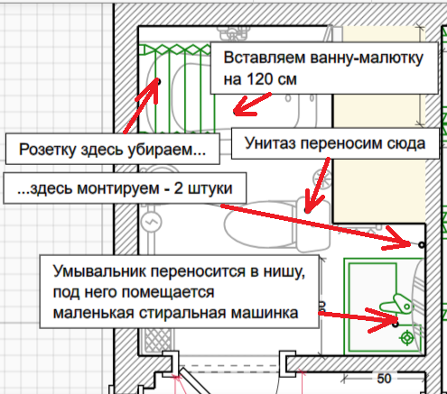 Так выглядит проект в планировщике в режиме 2d. Комментарии добавлены там же, это очень удобная функция (увы, доступна только по подписке).