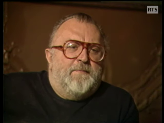 Серджио Леоне во время интервью Radio Télévision Suisse (RTS) 14 мая 1984 года.