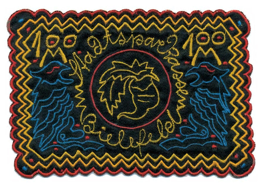 Билефельд. 100 марок из шёлка (реверс)