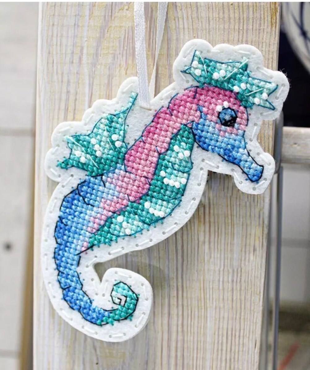 Морской друг - набор для вышивки на фетре, Жар-птица