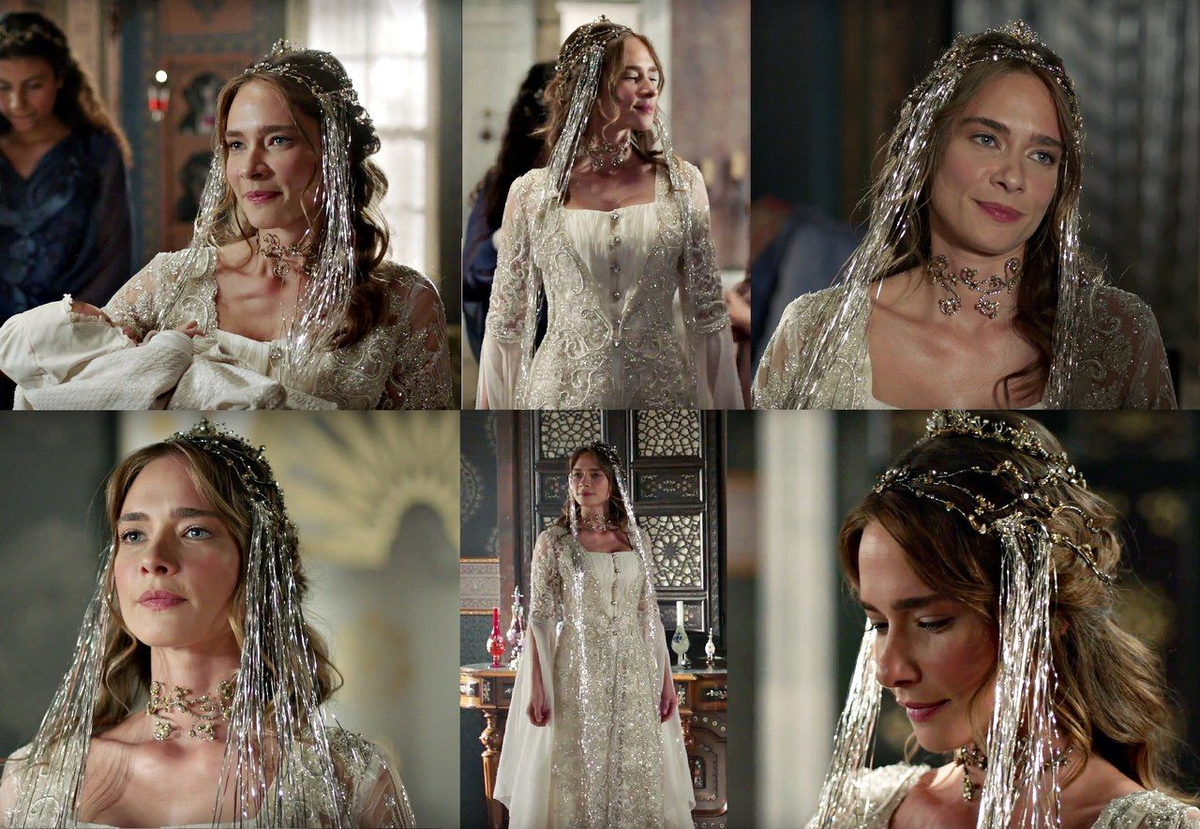 Хюма Шах в свадебном платье