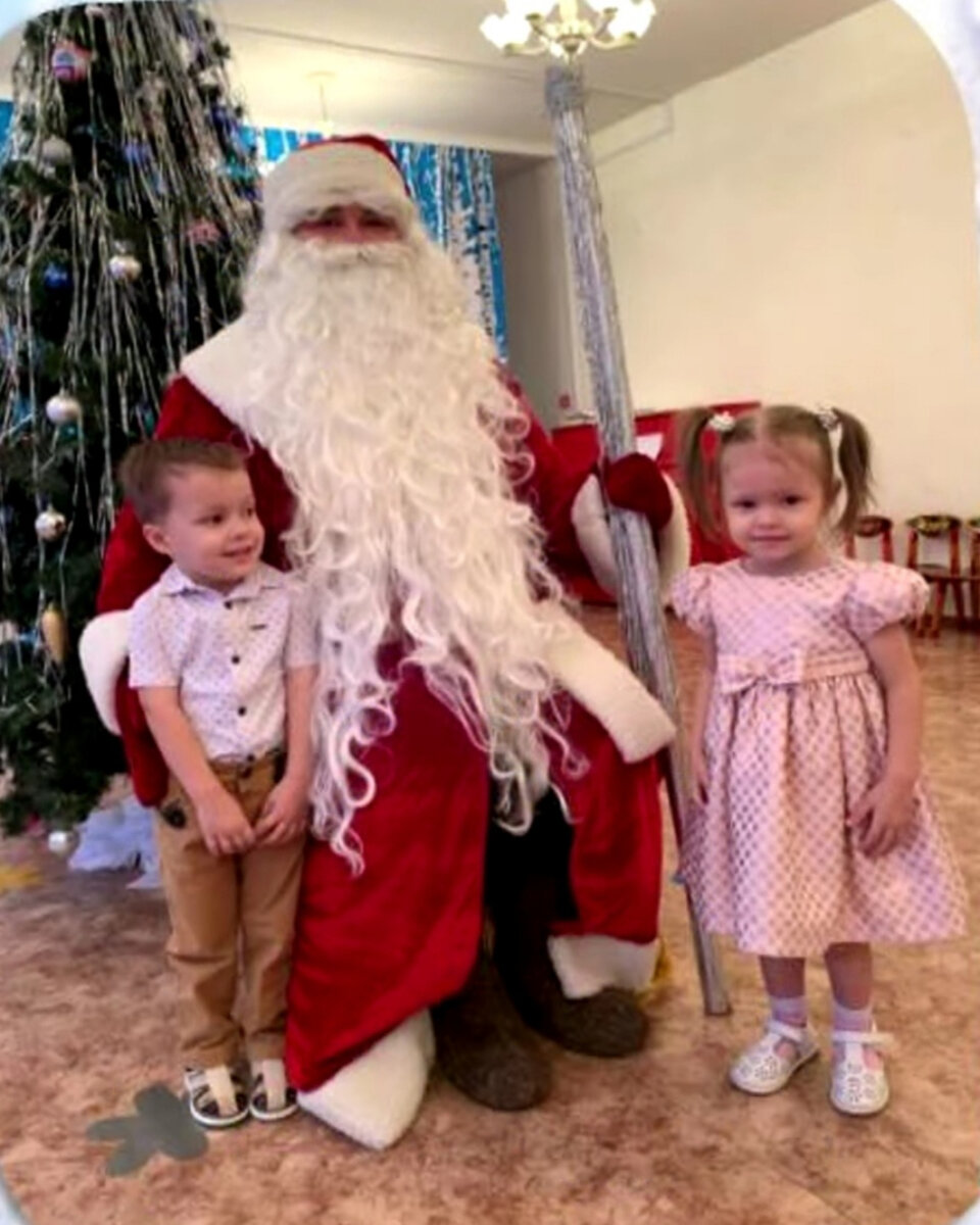 С Дедом Морозом 