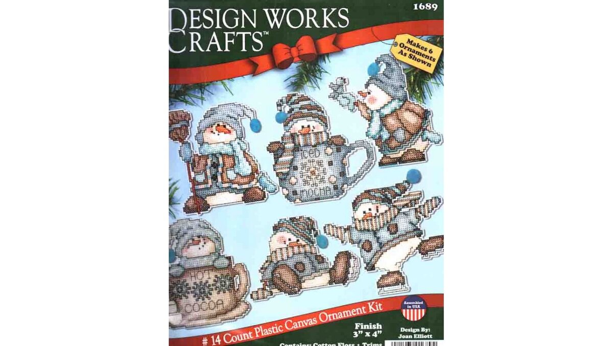 Cocoa Snowmen, Design Works Crafts (превью набора)