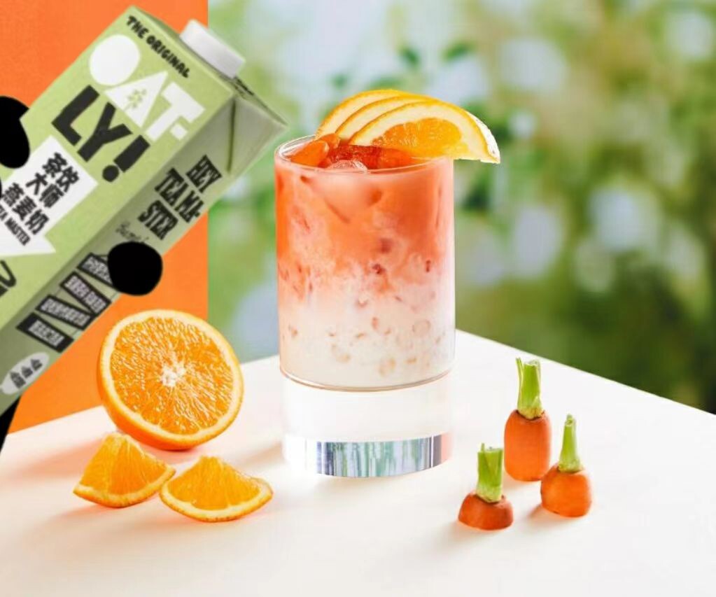 Айс Ти Латте "Морковь". Рецепт недели от Oatly Tea Master