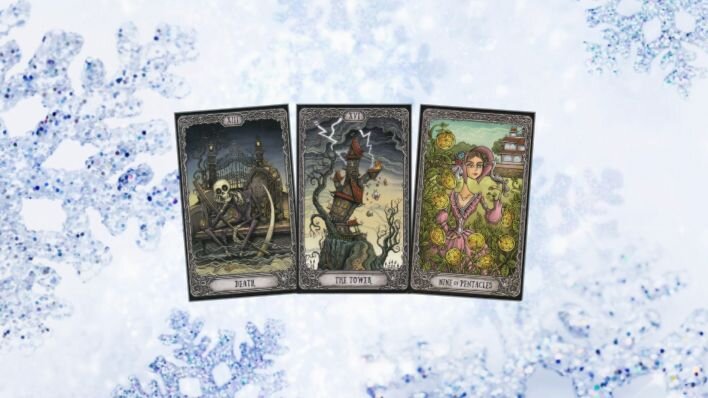 Таро Темный особняк. Фото автора.