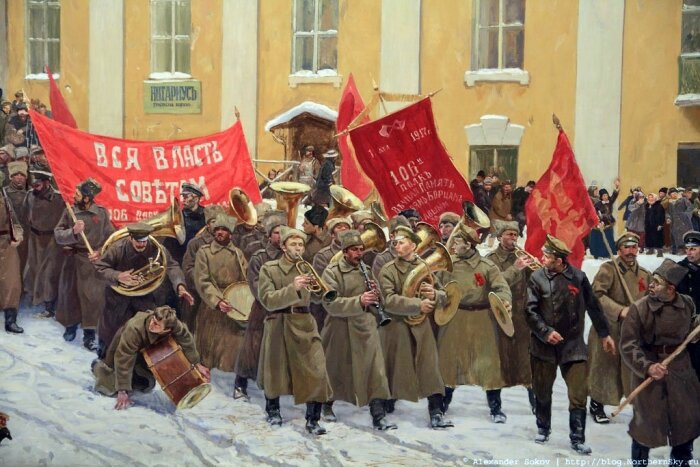 Большевики октябрь 1917