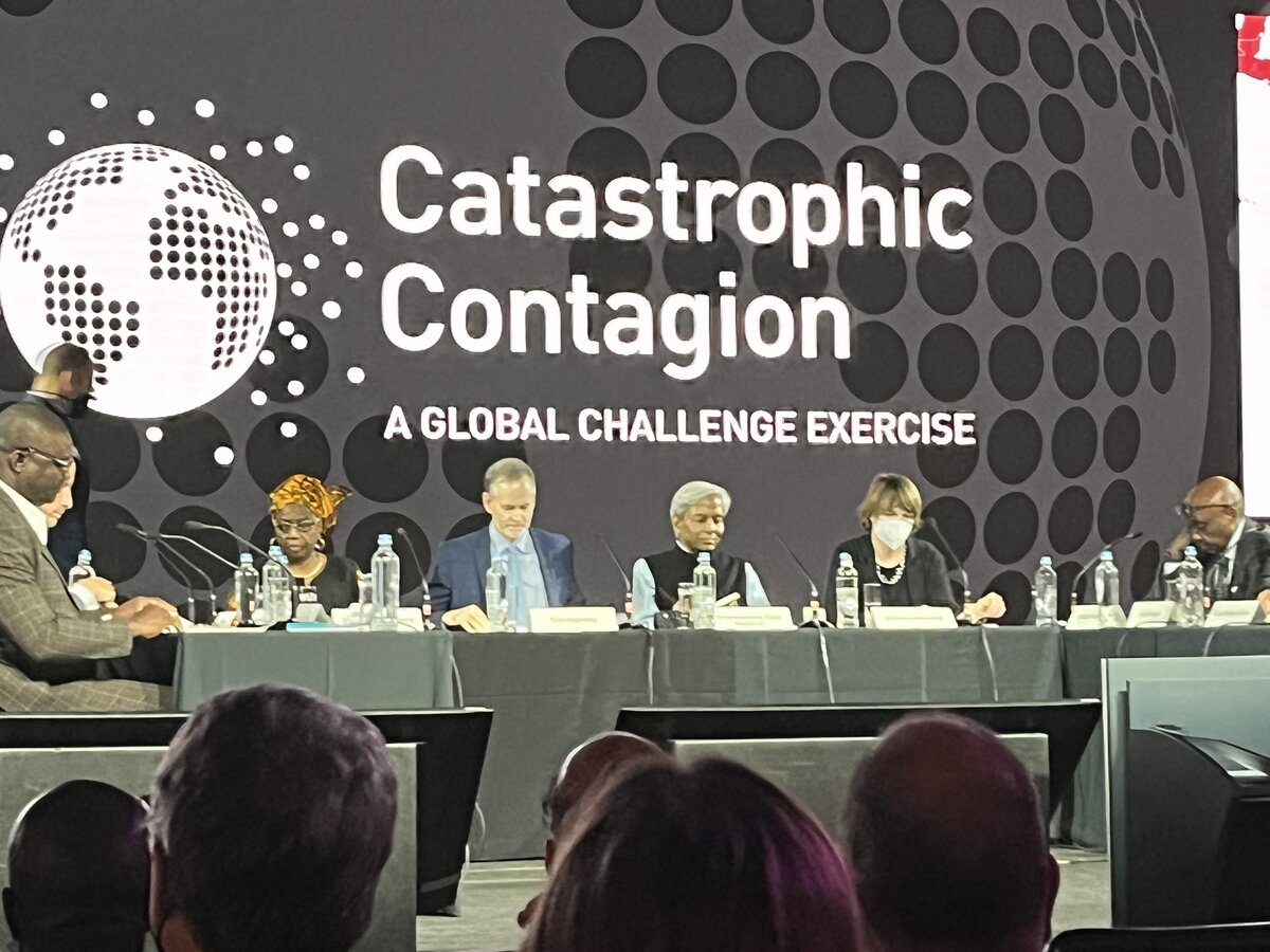 Подведение итогов пандемических учений "Катастрофическое заражение"