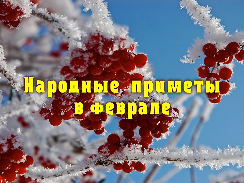 Народные приметы 12 февраля