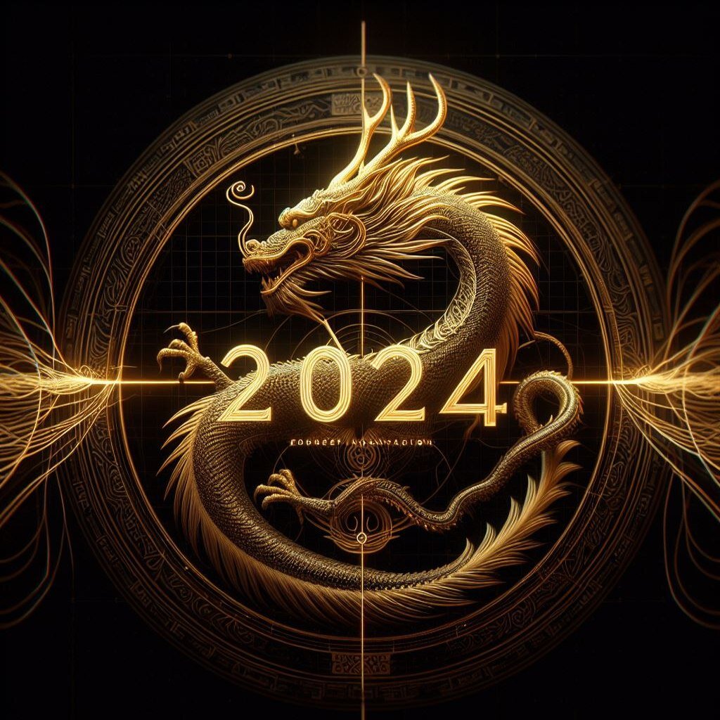 Дракон символ 2024 схема и описание