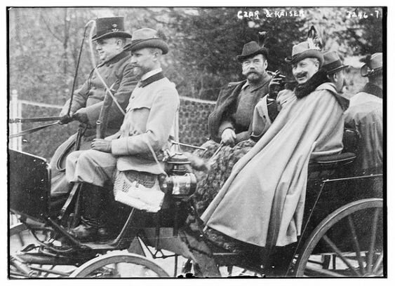 Император Николай II и кайзер Вильгельм II
