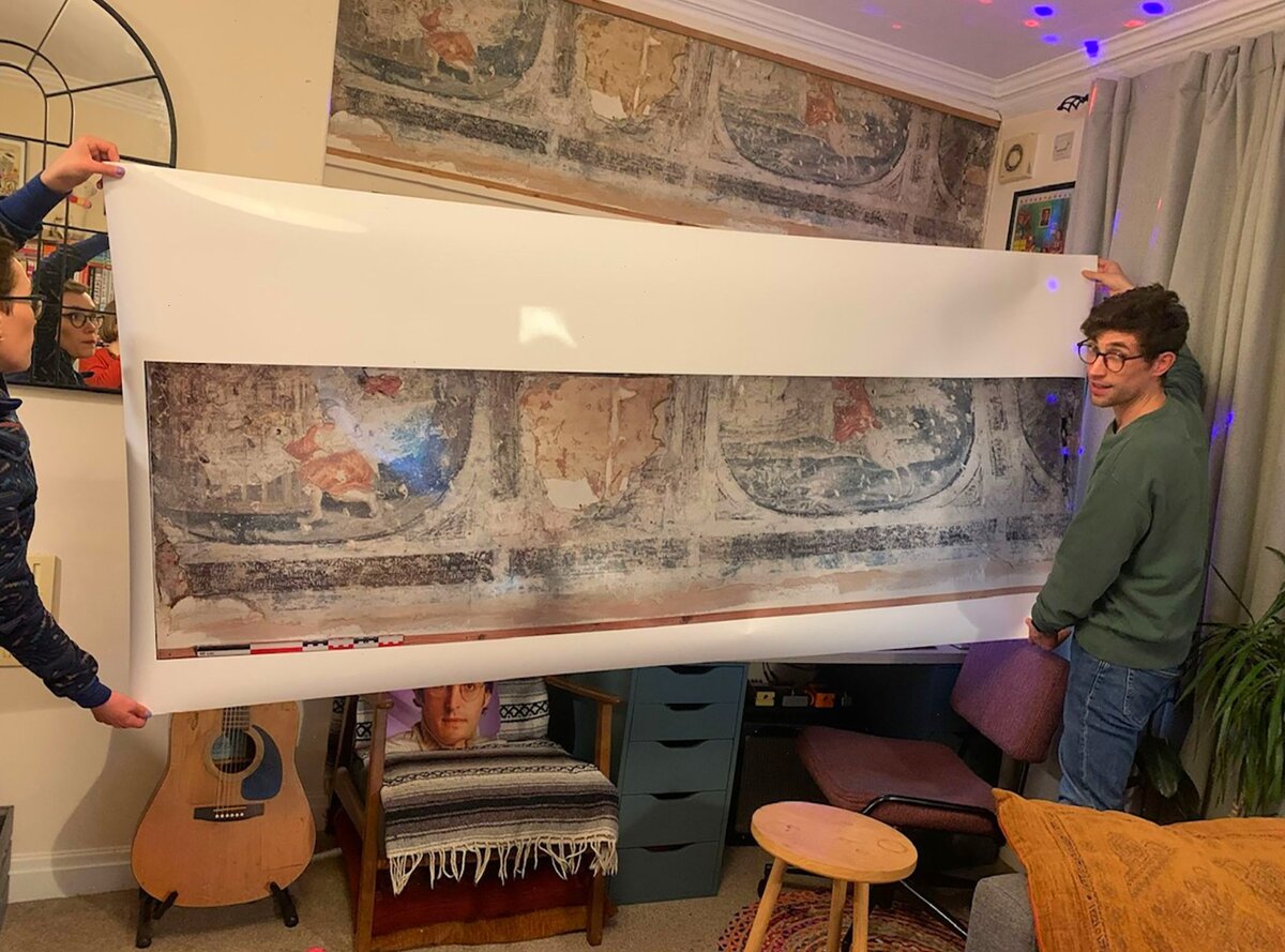 Набор фресок 17 века. Источник: Luke Budworth
