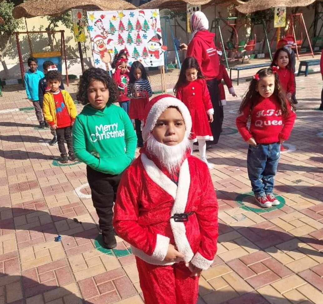 Так отметили Новый год и Рождество в египетской школе в Каире (листайте галерею)