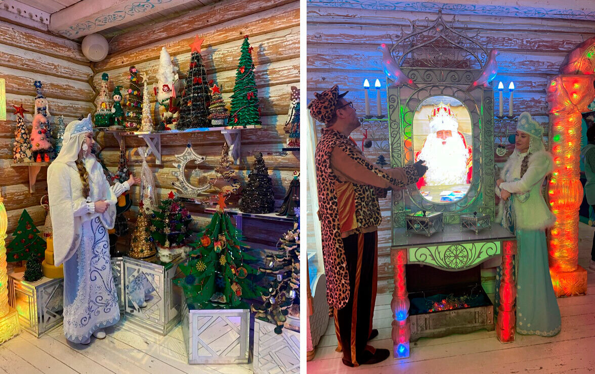 В тереме Снегурочки проводят интерактивные экскурсии с угощениями и театрализованными представлениями. Фото: Mary Kosiakova и Anasta Z. / Яндекс Карты