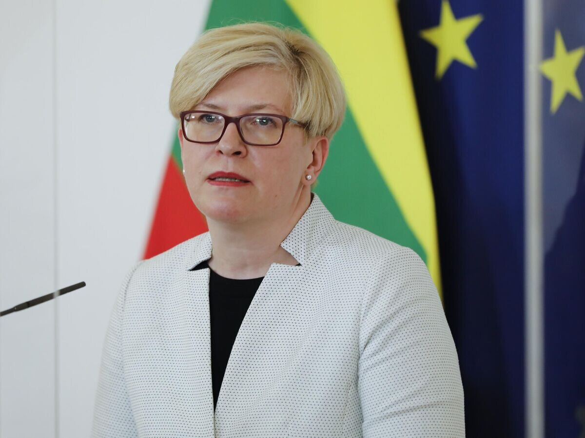    Премьер-министр Литвы Ингрида Шимоните© AP Photo / Lisa Leutner