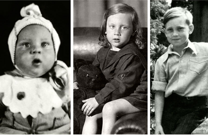 Володя в детстве.