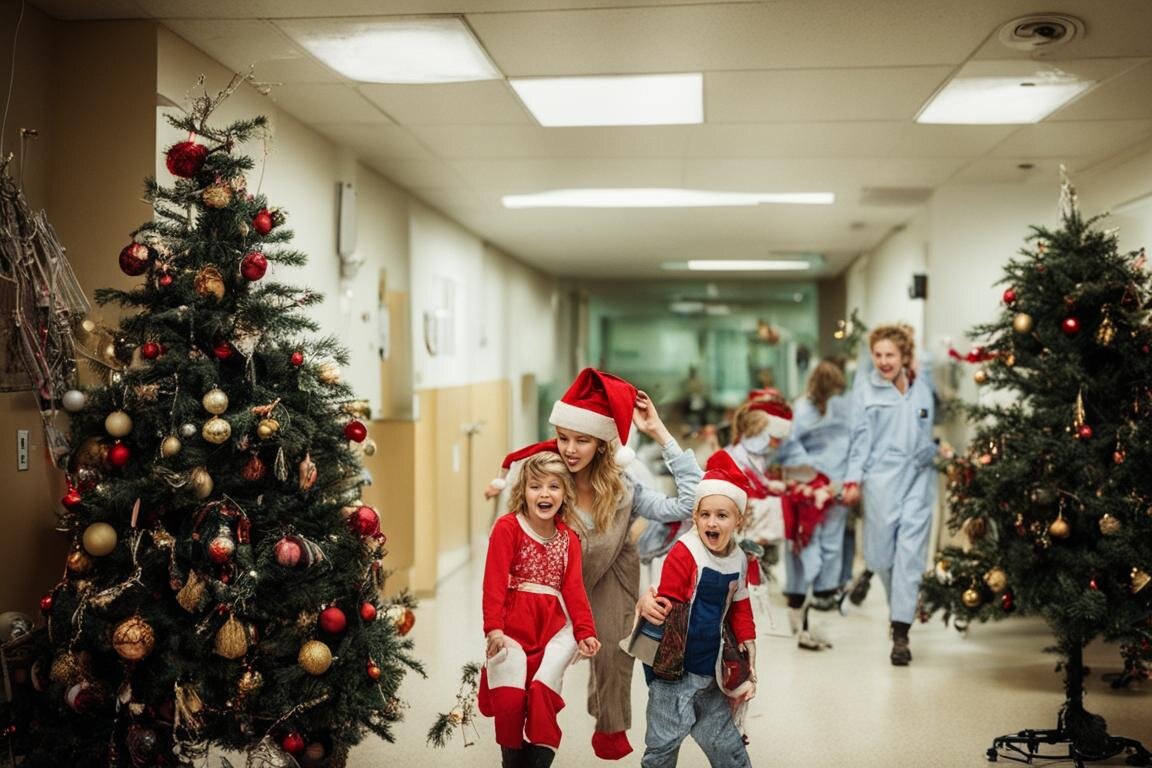 Дежурство 31 декабря по-своему прекрасно. Вся больница украшена, счастливые дети распаковывают подарки из очередного благотворительного фонда, а их родители предвкушают вечернюю «движуху».