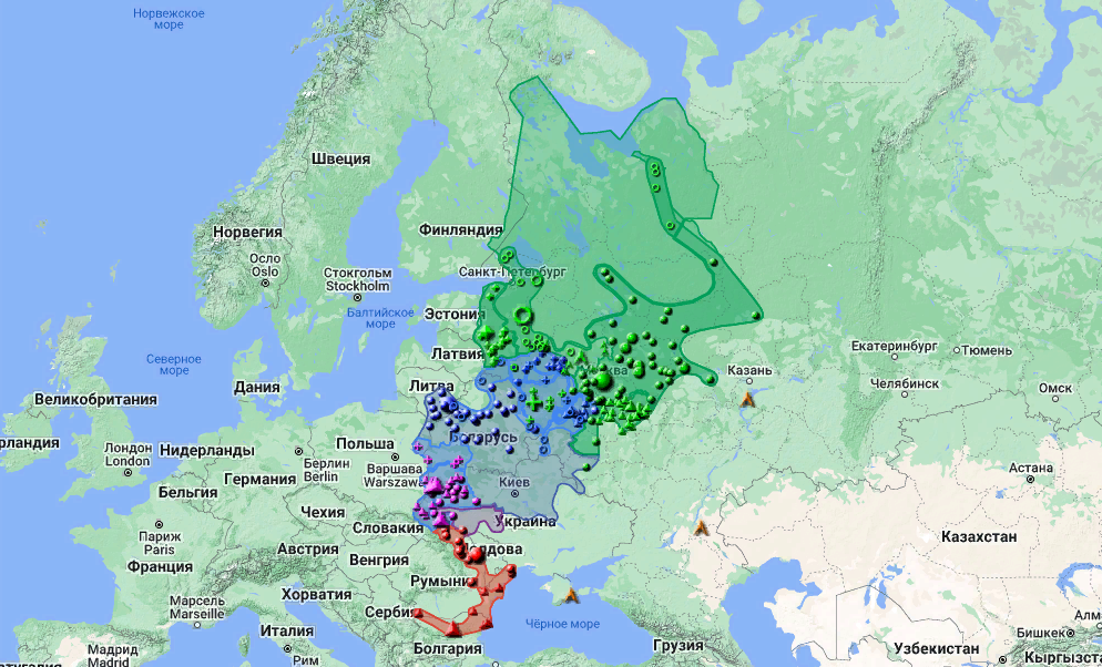 Восточно европейская территория