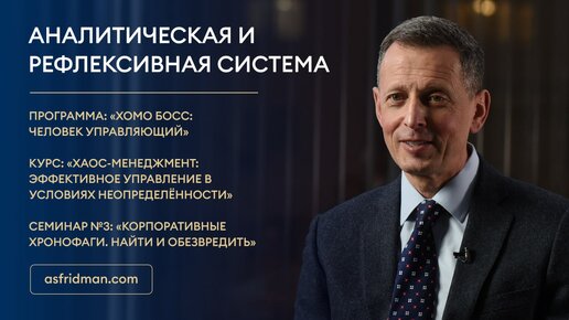 Аналитическая и рефлексивная система