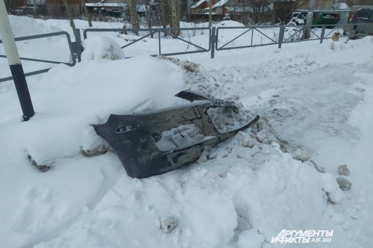    ДТП произошло в селе Мысы в Краснокамском округе 2 января.