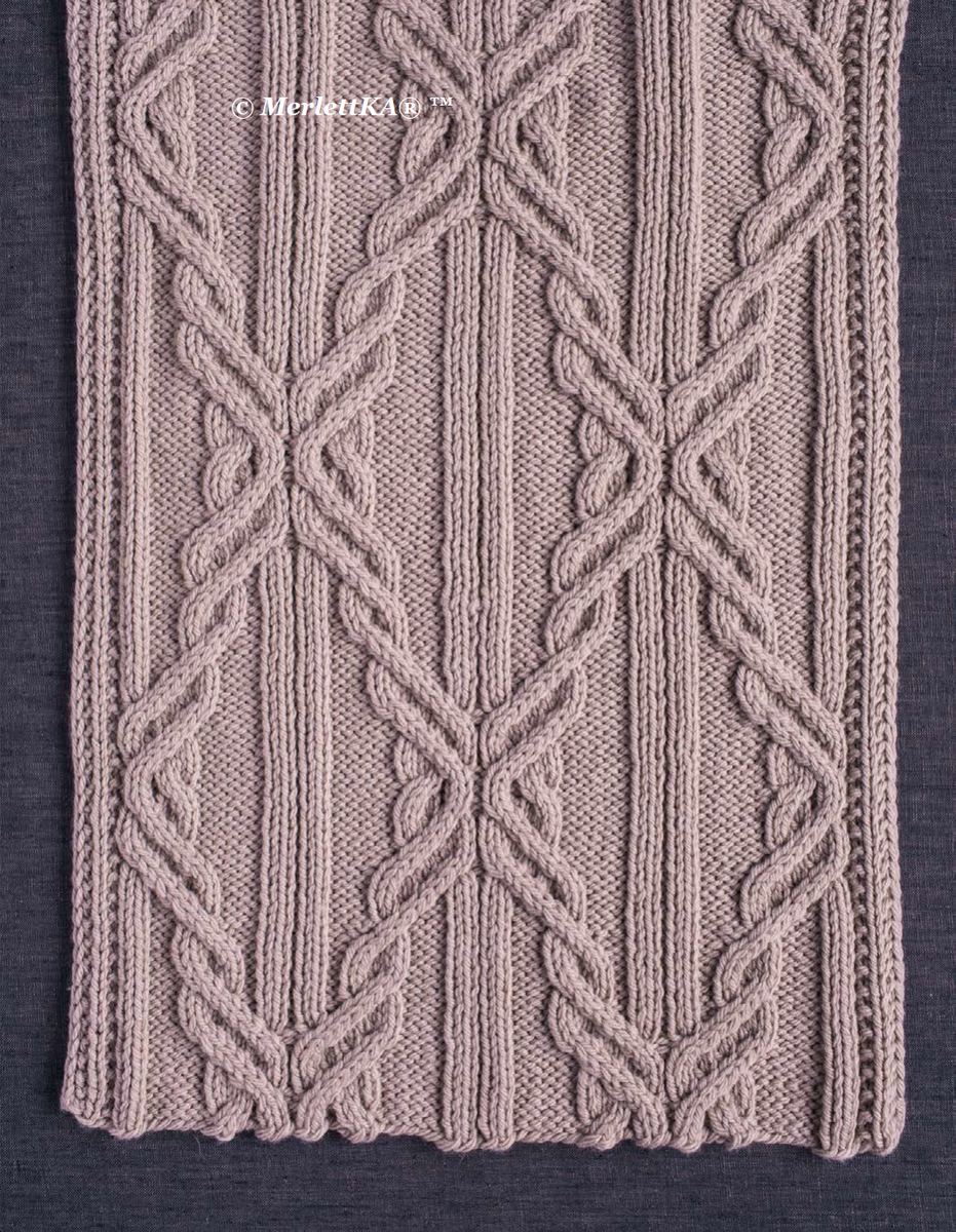 Жемчужная вязка со свингом