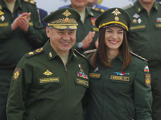 Исинбаева и Шойгу