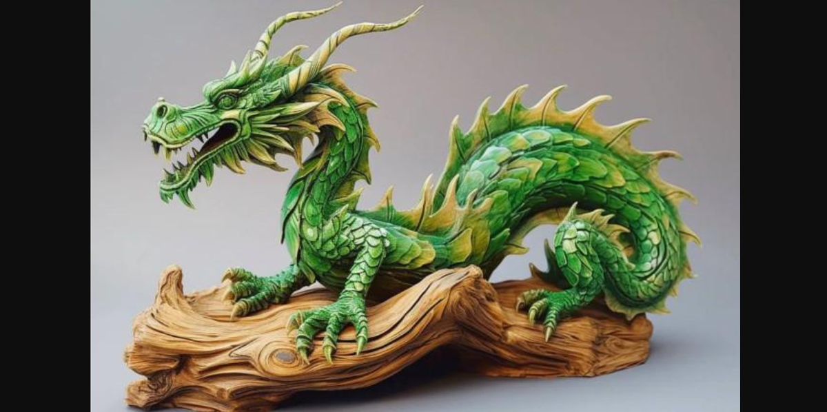 Дракон — существо свирепое, но красивое. Источник omvesti.ru 