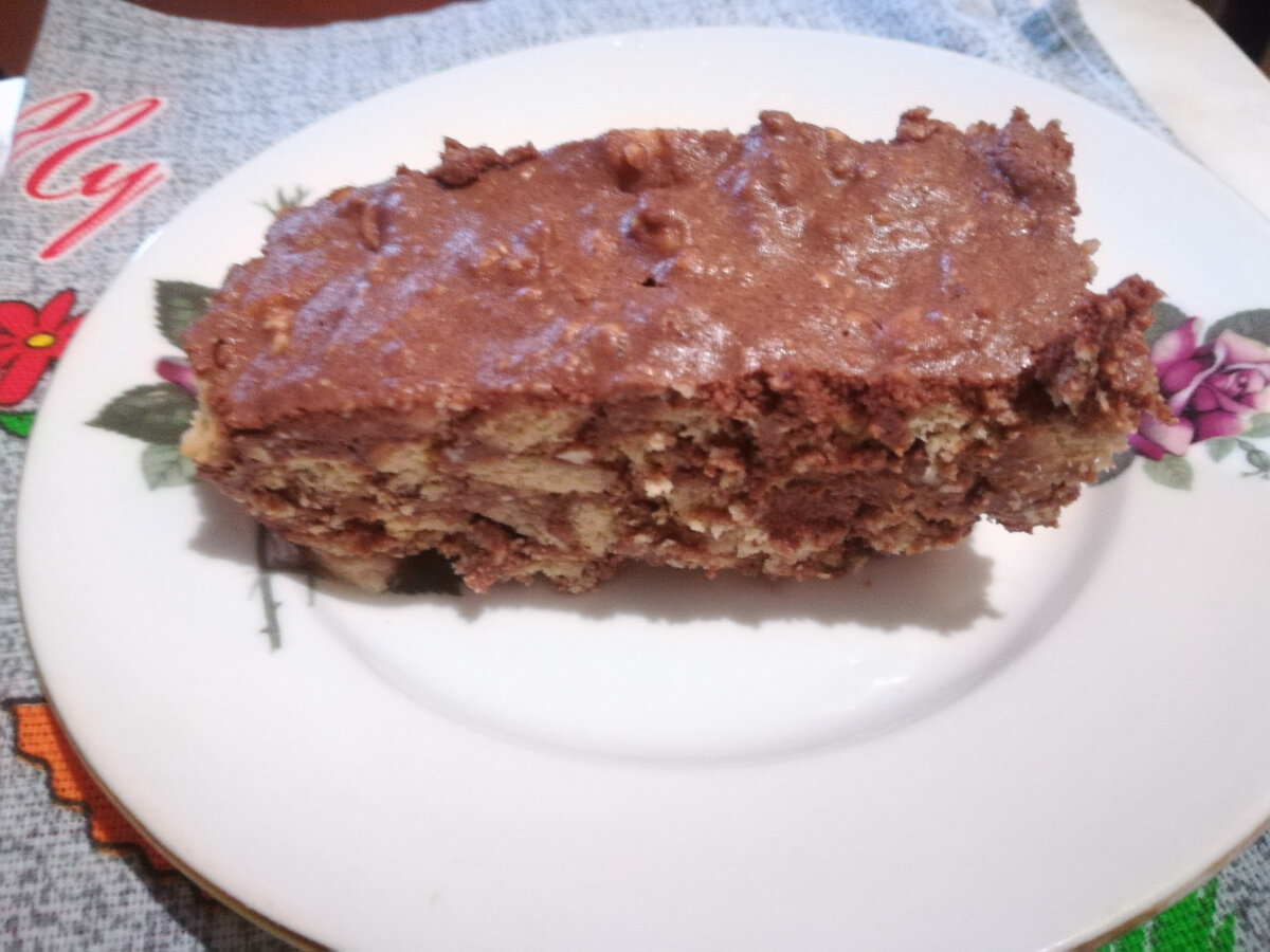 Шоколадный пирог без выпечки