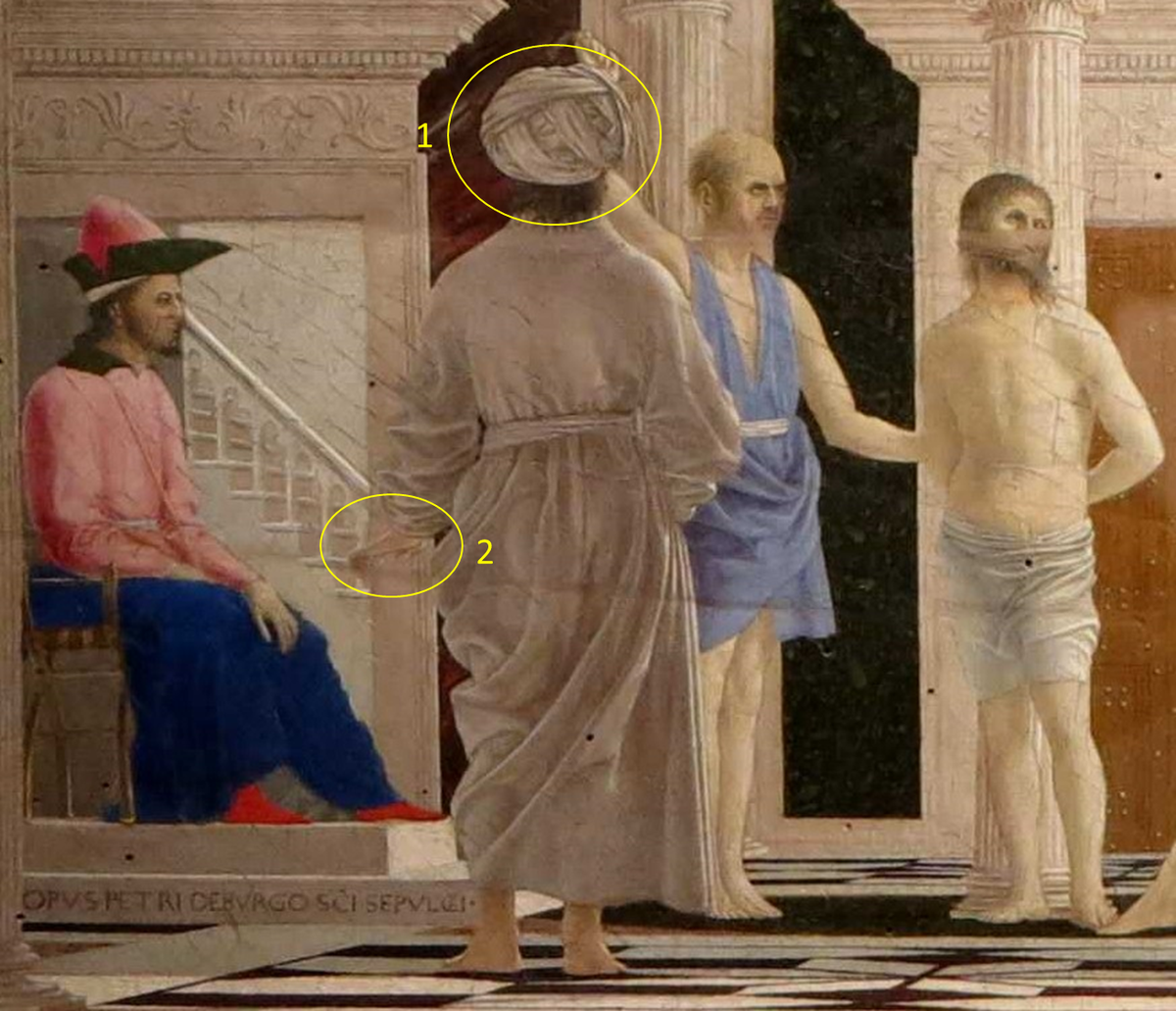 Левая часть. Мусульманин - турок.