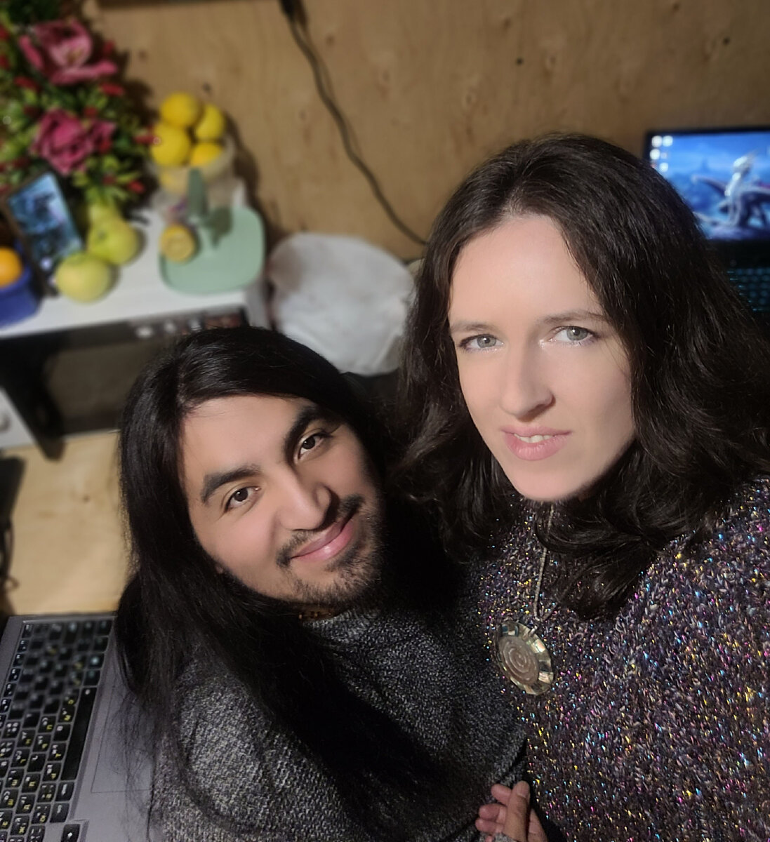 Я и Марко в новогоднюю ночь