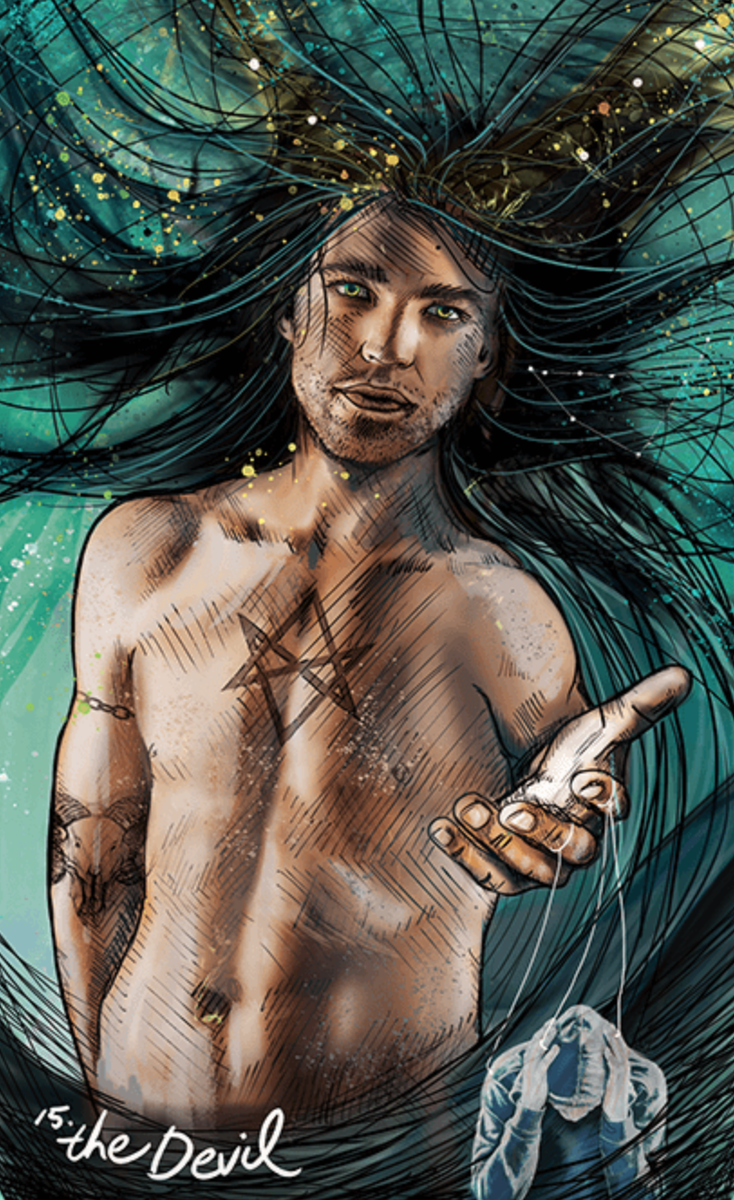 XV аркан "Дьявол". Таро Светлого провидца. 