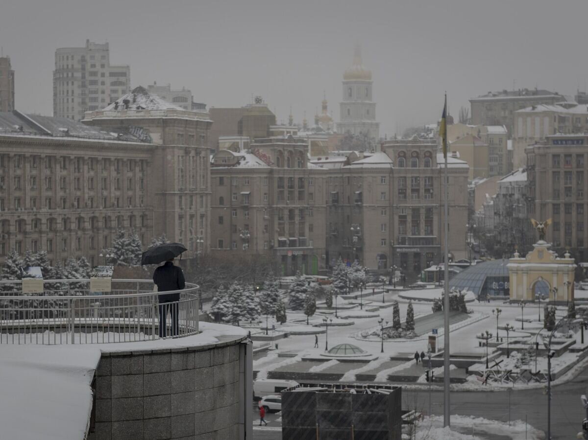    Площадь Независимости в Киеве© AP Photo / Andrew Kravchenko