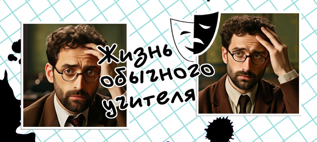 В коллаже используются изображения, сгенерированные нейросетью