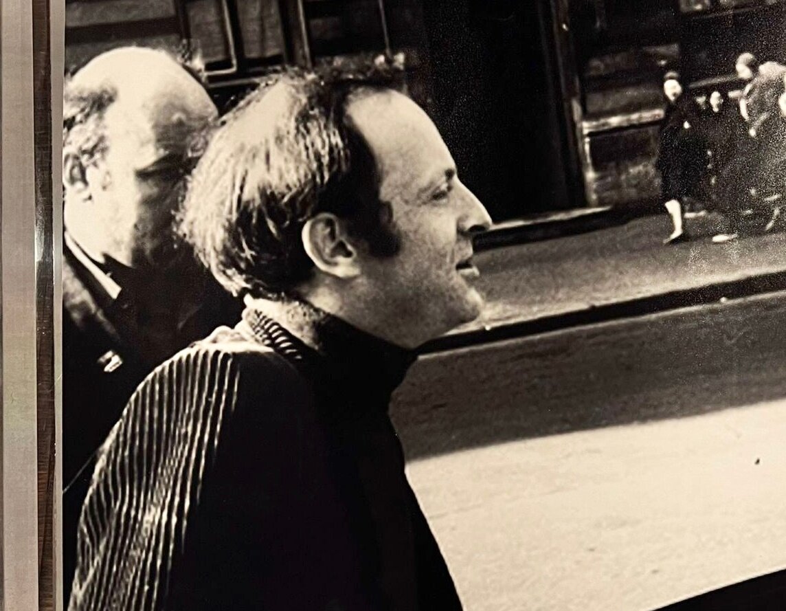 Русский и американский поэт и эссеист Иосиф Бродский (1940 - 1996). Фрагмент экспозиции музея "Полторы комнаты" Иосифа Бродского